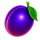 chicken crown plum symbol icon