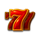chicken fire seven symbol icon