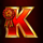 chicken fox k letter symbol icon