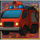chicken royal fire truck symbol icon