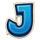 chicken royal letter j symbol icon