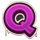 chicken royal letter q symbol icon