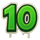 chicken royal number 10 symbol icon