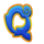 chinese luck q symbol icon