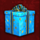 christmas bonanza blue symbol icon