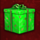 christmas bonanza green symbol icon
