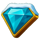 christmas coin diamond symbol icon