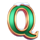 christmas factory q symbol icon