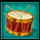 christmas fortune drums symbol icon