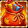 christmas gold heist bag symbol icon
