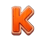 christmas gold heist k symbol icon