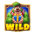 christmas gold heist wild symbol icon