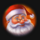 christmas spin santa claus symbol icon