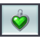 christmas tree of wonders green heart symbol icon