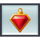 christmas tree of wonders red diamond symbol icon