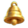 christmas tree treats bell symbol icon