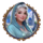 cinderellas glass slipper blue queen symbol icon