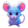 cinderellas glass slipper cute mouse symbol icon