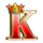 cinderellas glass slipper k symbol icon