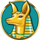 cleopatra plus dog symbol icon