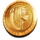 cleopatra vii coin symbol icon