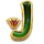 cleopatra vii j symbol icon