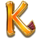 cleopatra vii k symbol icon
