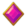 clover brew diamond symbol icon