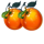clover energy oranges symbol icon