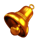 clover fortune bell symbol icon