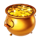 clover fortune cauldron symbol icon