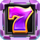 clover rush 1000 lucky seven symbol icon