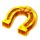 clover treasure hold and win horseshoe symbol icon