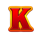 clover treasure hold and win k symbol icon