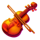 clover treasure hold and win violin symbol icon