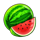 clovers and diamonds 20 watermelon symbol icon