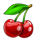 clovers and diamonds 5 cherry symbol icon