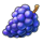 clovers and diamonds 5 grape symbol icon