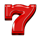 clovers and diamonds 5 seven symbol icon