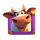 cluckin wild spins cow symbol icon