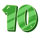 clucks and robbers coin collect 10 symbol icon
