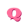 cocktail cash q symbol icon