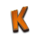 coconut chaos k symbol icon