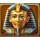 code of cairo pharaoh mask symbol icon