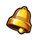 coin dazzle bell symbol icon