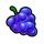 coin dazzle grape symbol icon