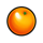 coin dazzle orange symbol icon
