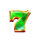 coin fall hold and win seven 3 symbol icon