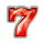 coin splash dice red seven symbol icon
