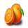 coin win 2 hold the spin oranges symbol icon